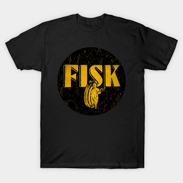 Fisk Tires T-Shirt by Midcenturydave